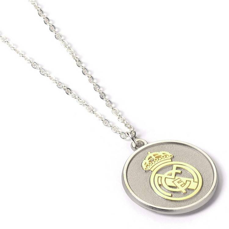 Revere Real Madrid pendant gold crest necklace 45cm (British brand)