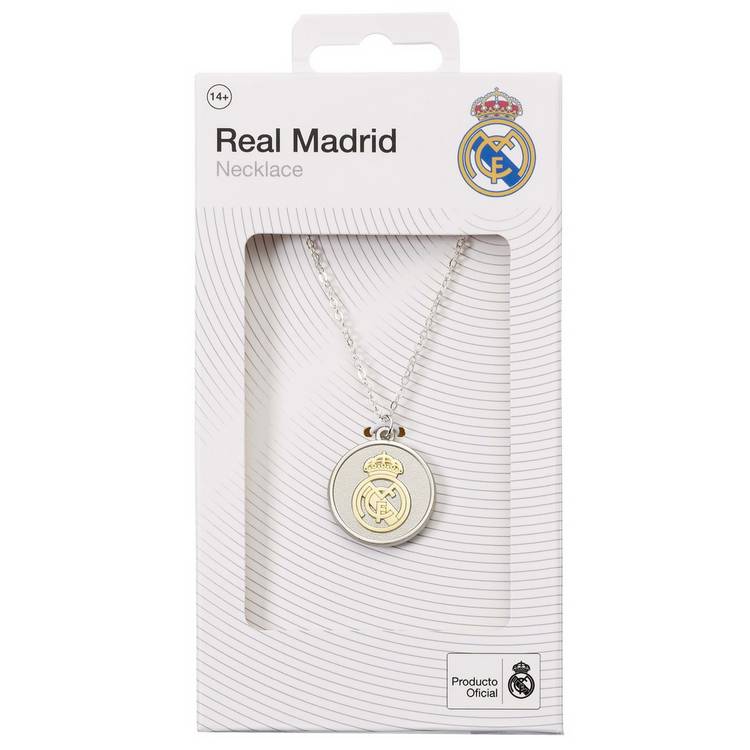 Revere Real Madrid pendant gold crest necklace 45cm (British brand)