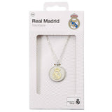 Revere Real Madrid pendant gold crest necklace 45cm (British brand)