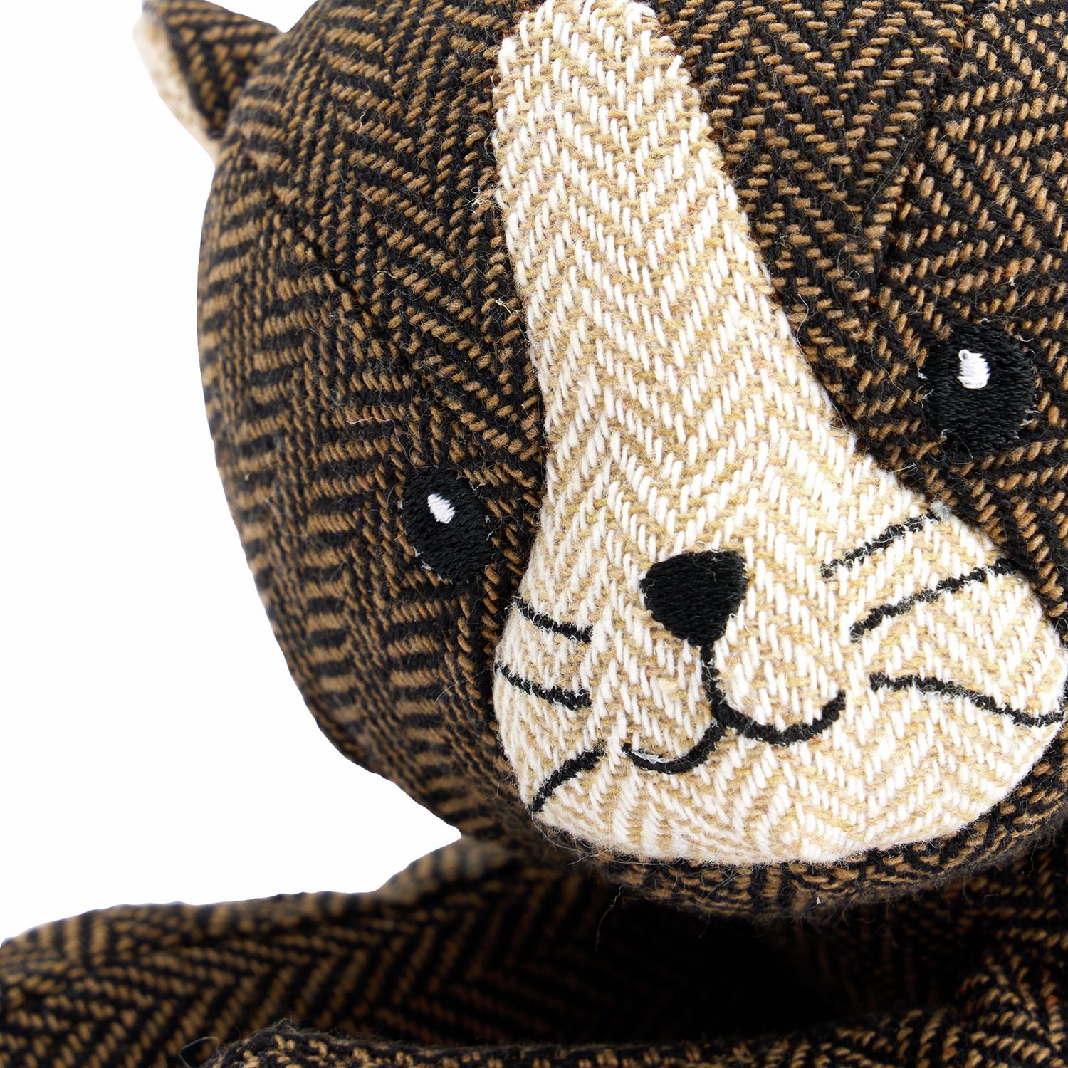 Argos Home cat door stop herringbone coat, imported from the UK