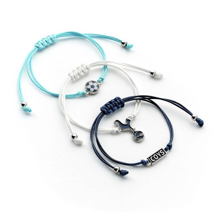 Tottenham Hotspur FC friendship bracelet set 3-piece 18cm - British product