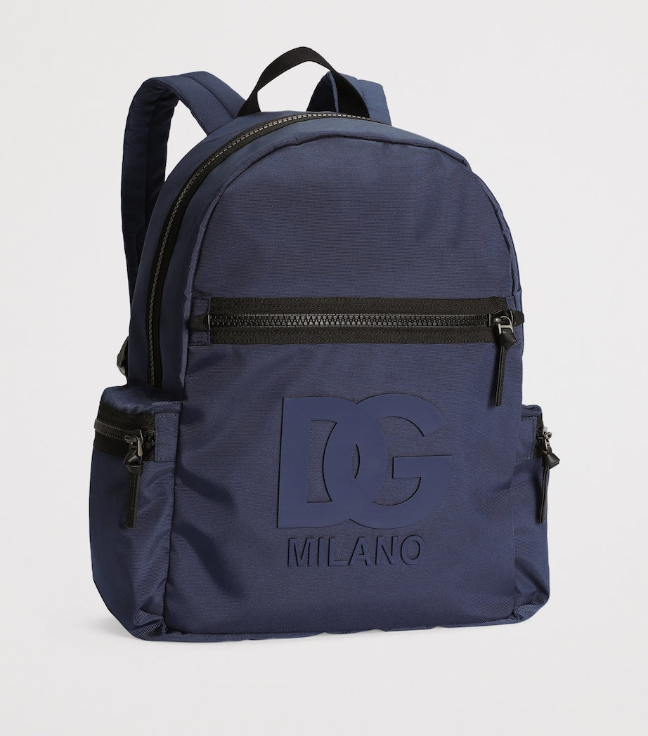 Dolce&Gabbana Kids logo backpack, ample storage, imported from the UK