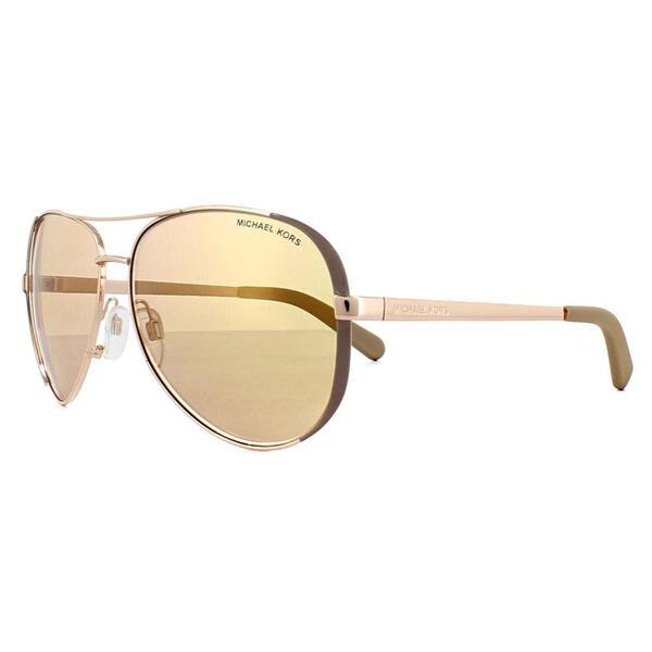 Michael Kors Chelsea 5004 rose gold mirror sunglasses, imported from the UK