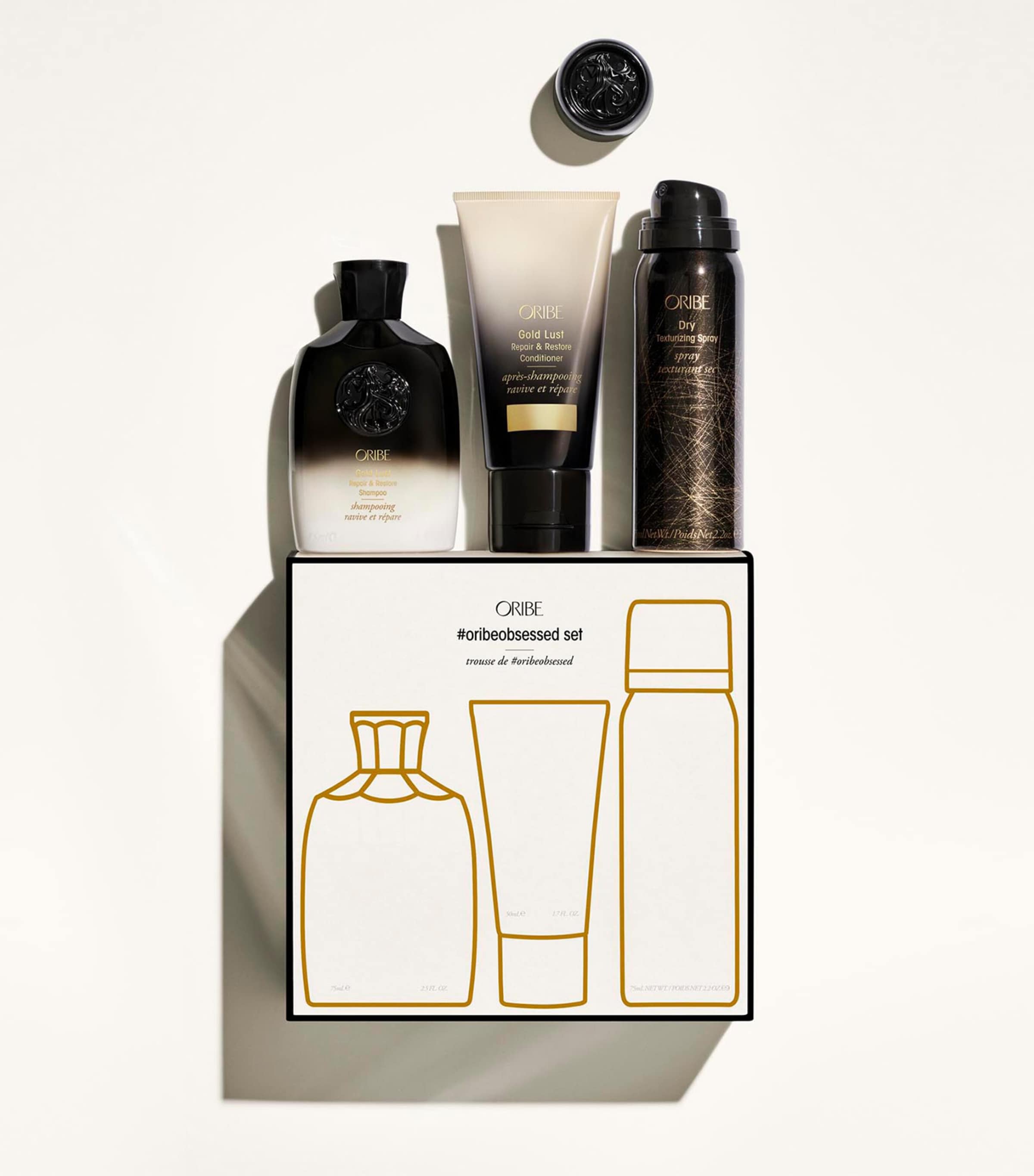 Oribe Obsessed Trial Gift Set 3pc Hair Care kit - Imported from USA