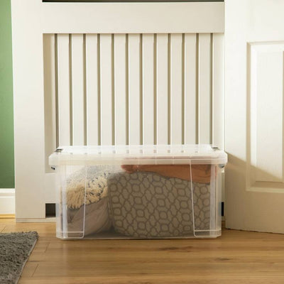 Argos Strata Stackmaster 70L Plastic Storage Box Black- Buy online at McGrocer