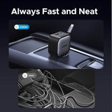 UGREEN 90W car charger with retractable USB-C cable (British brand)