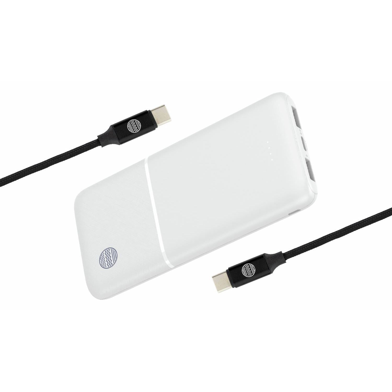 Our Pure Planet 10000mAh power bank with USB-C cable - British product