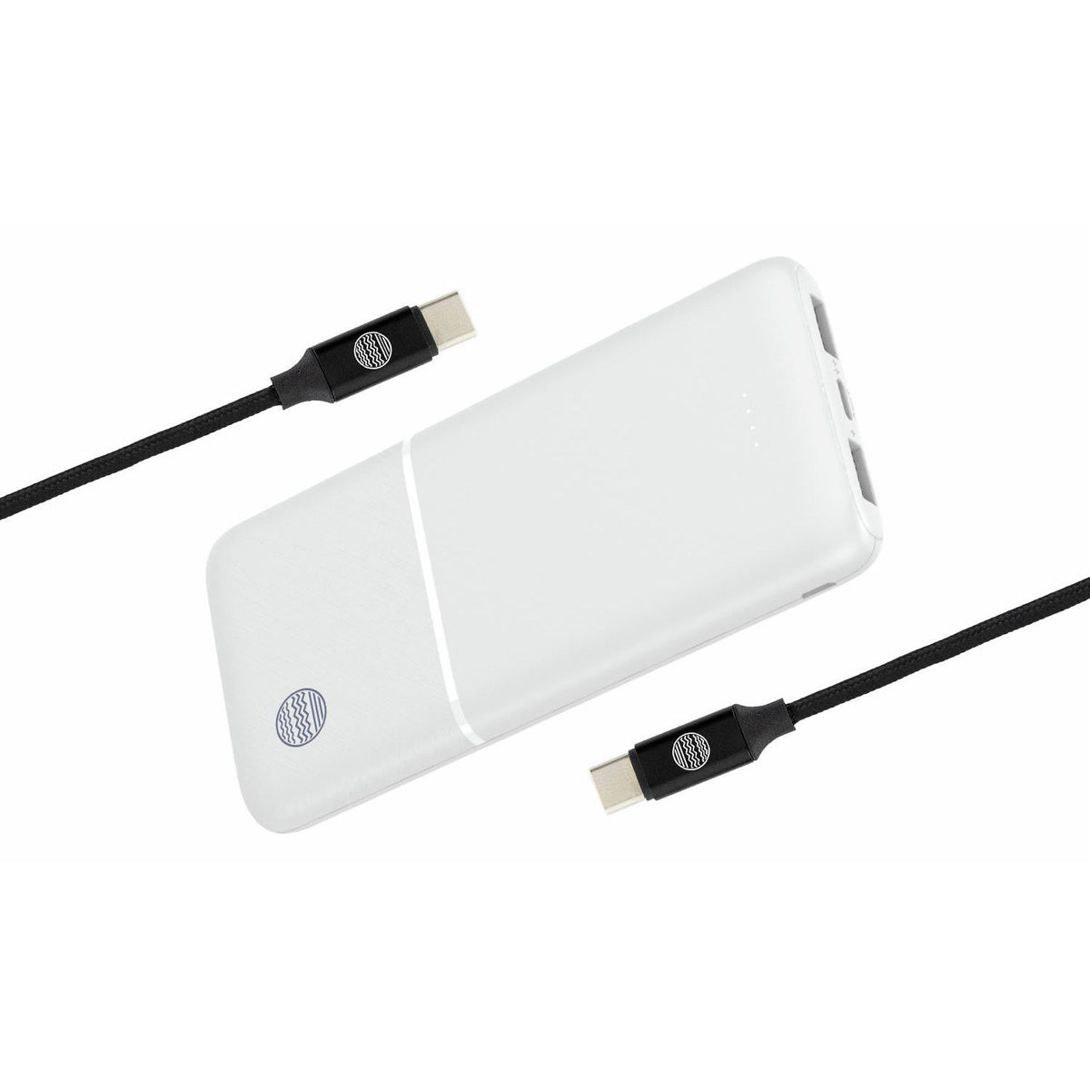 Our Pure Planet 10000mAh power bank with USB-C cable - British product