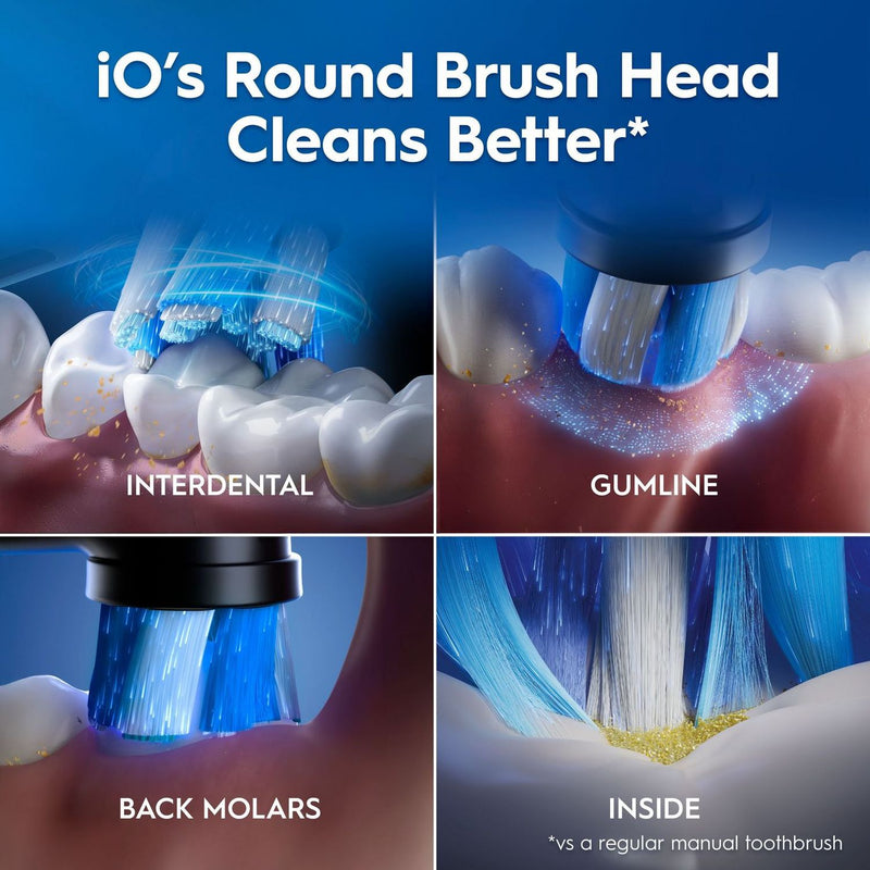 Oral-B iO3 Matt Black electric toothbrush (British brand)