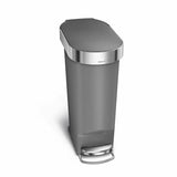 Simplehuman slim pedal bin grey 40 litre (British brand)
