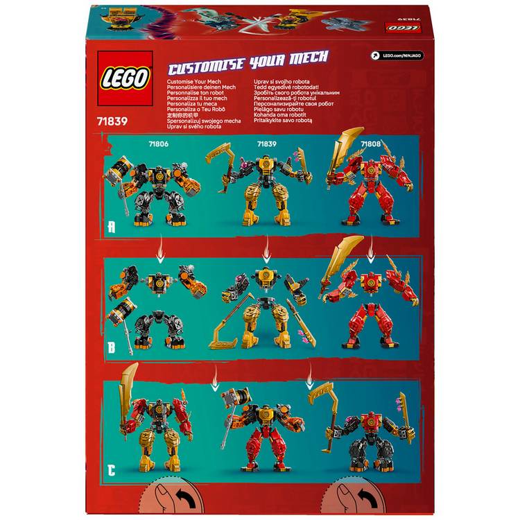 LEGO NINJAGO Arin's Spinjitzu Battle Mech building set - British product