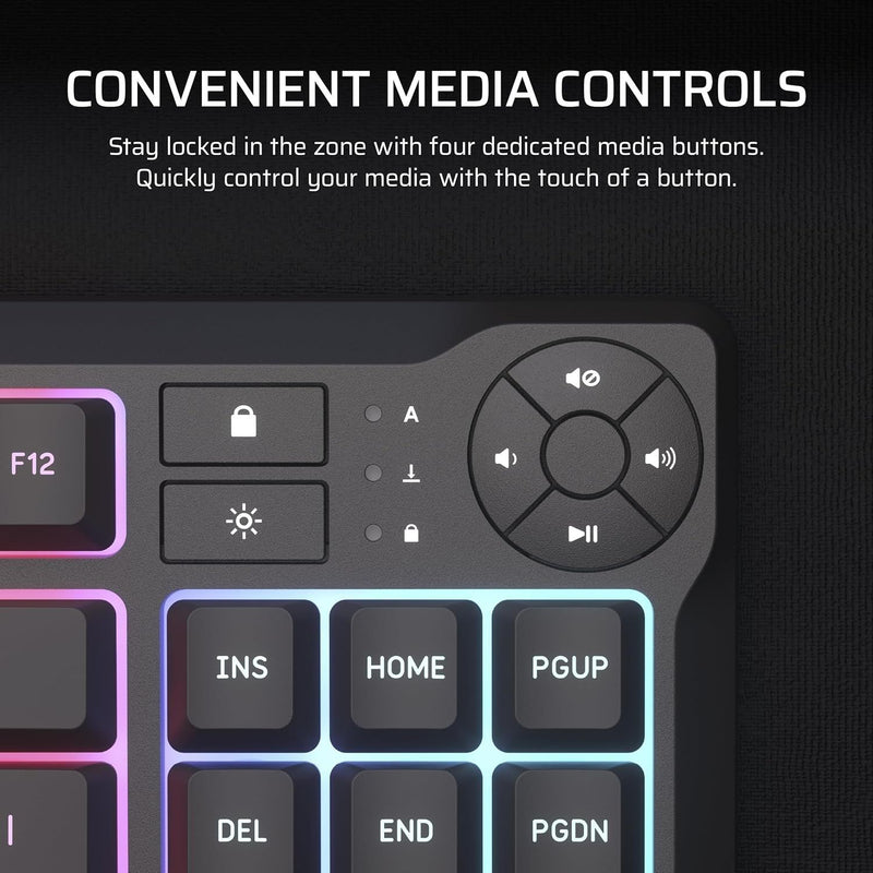 Corsair K55 CORE TKL gaming keyboard, imported from the UK