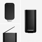 Simplehuman 5L slim bathroom pedal bin black, UK version