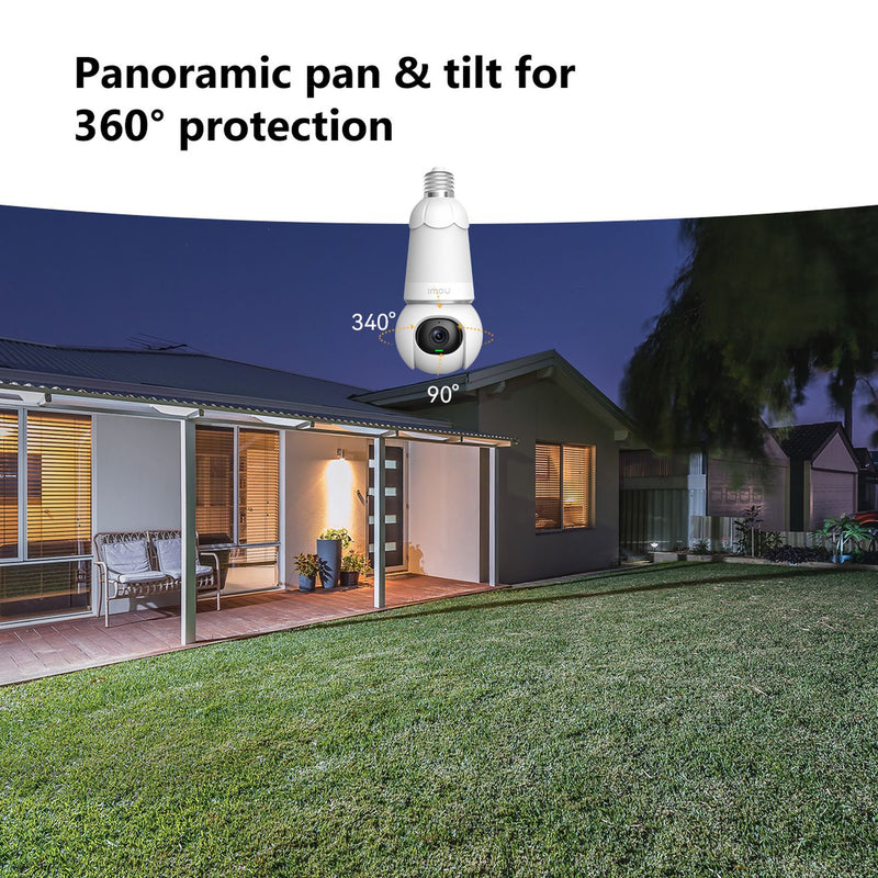 Imou Bulb 2K outdoor camera system - British product