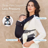Momcozy Air Mesh baby carrier black (British brand)
