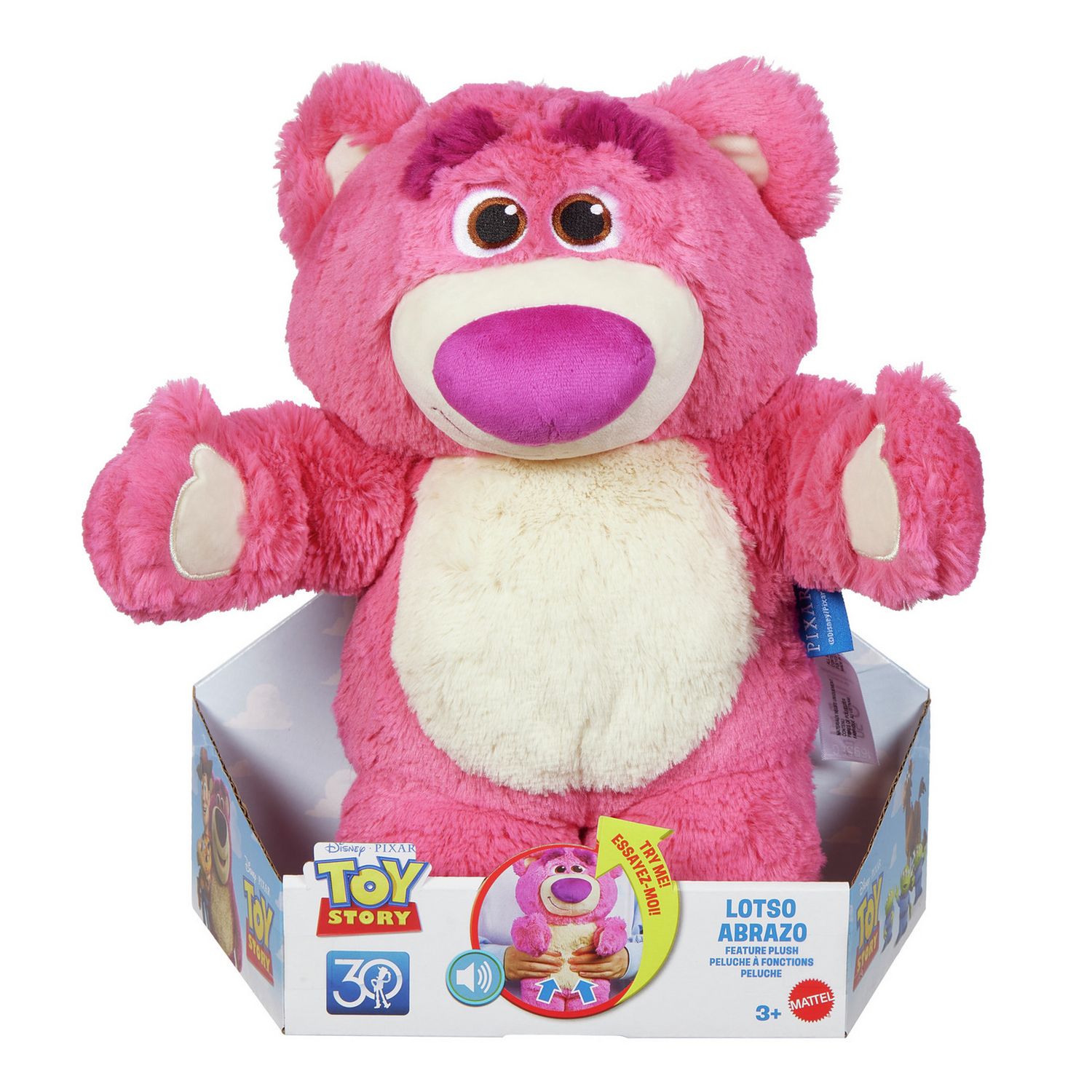 Disney Pixar Lotso sound plush bear 13.75 inch (British brand)