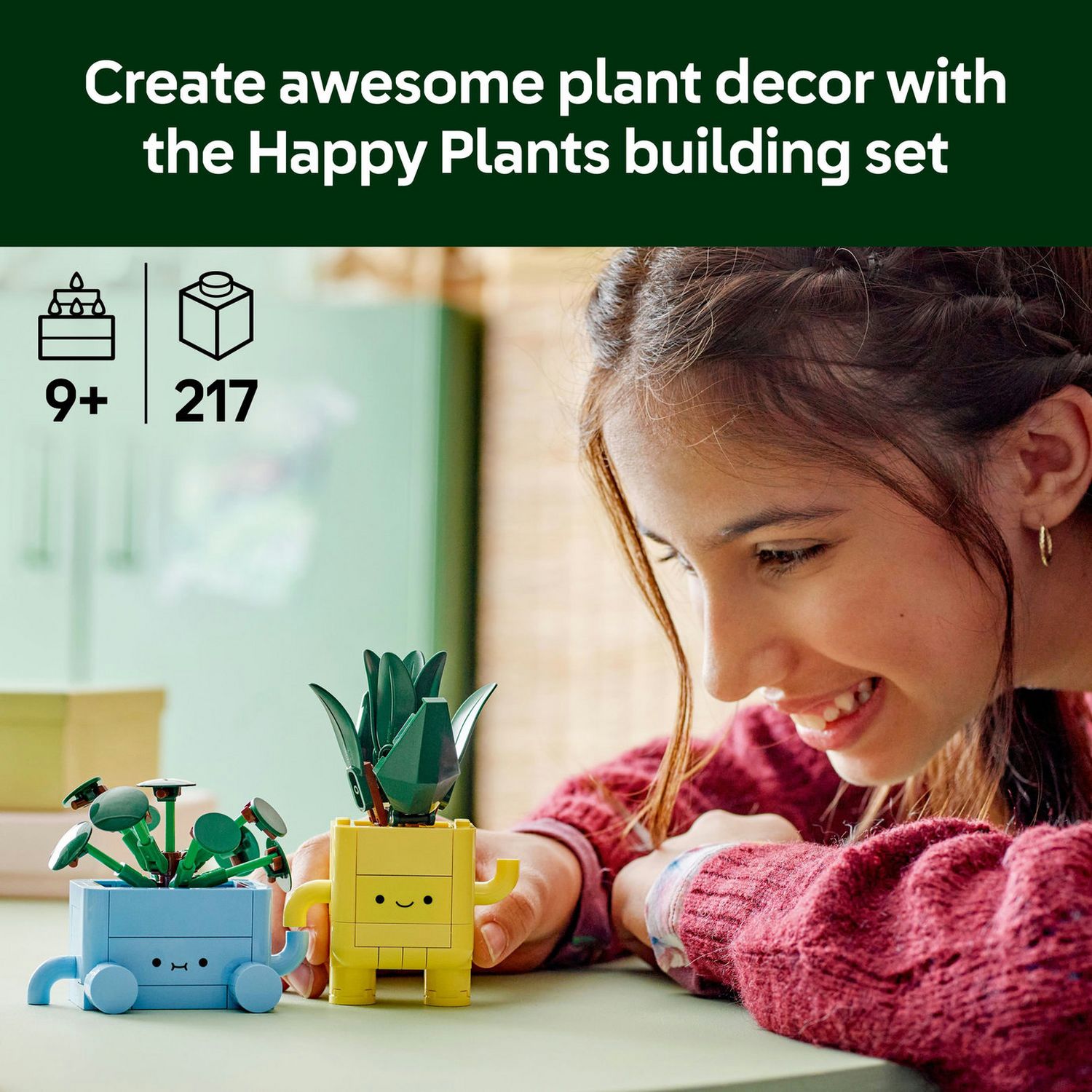 LEGO Happy Plants set 217 pieces, imported from the UK