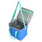 Argos Home striped cool bag, blue, 25L - British product