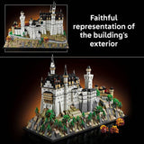 LEGO Neuschwanstein Castle Architecture set 3455 pieces (British brand)