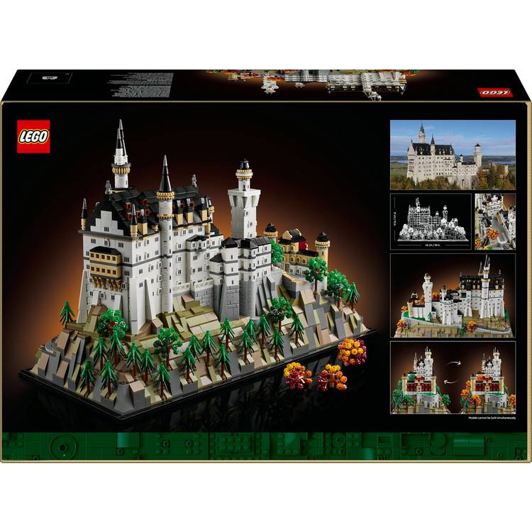 LEGO Neuschwanstein Castle Architecture set 3455 pieces (British brand)
