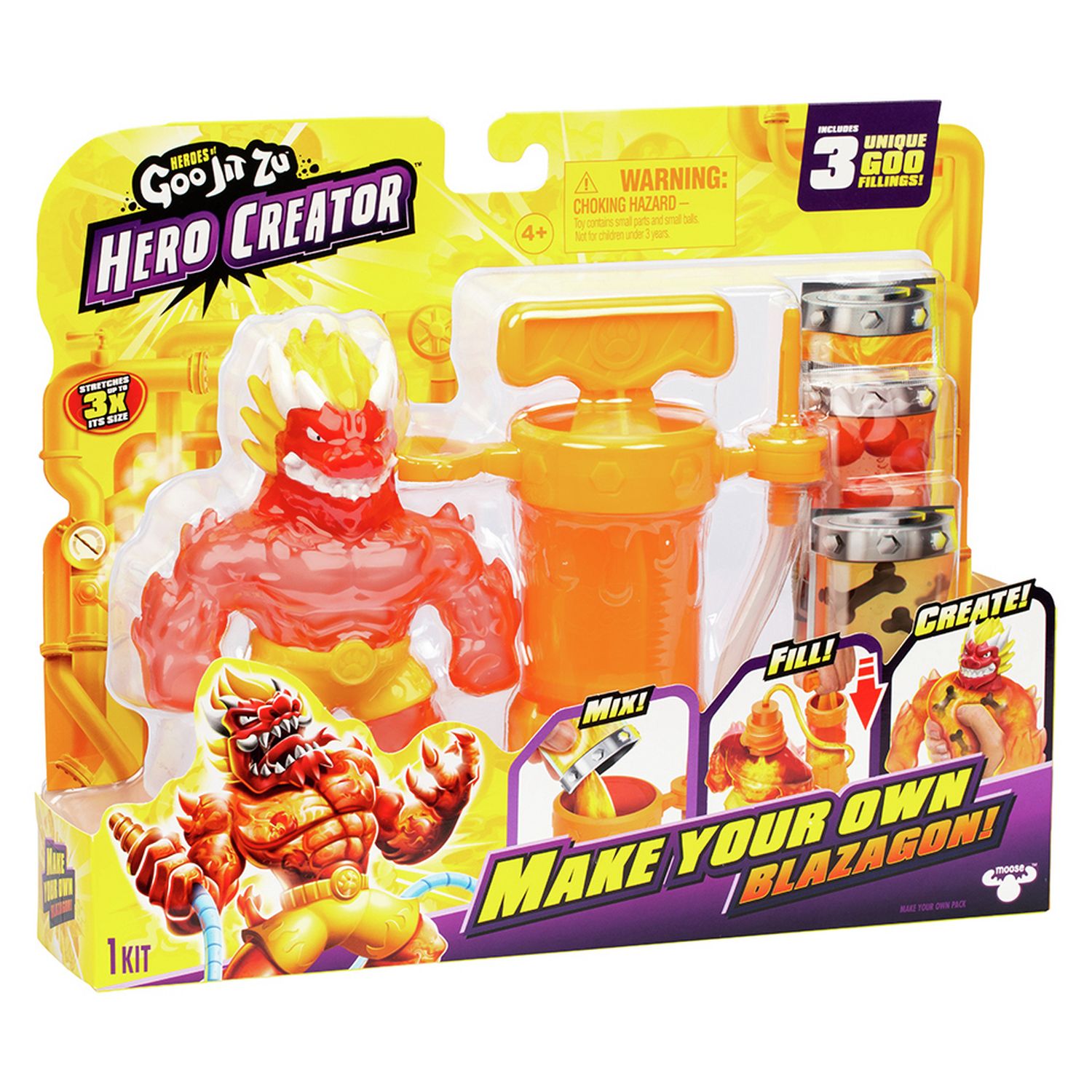 Goo Jit Zu Meteor Madness hero creator figure (British brand)