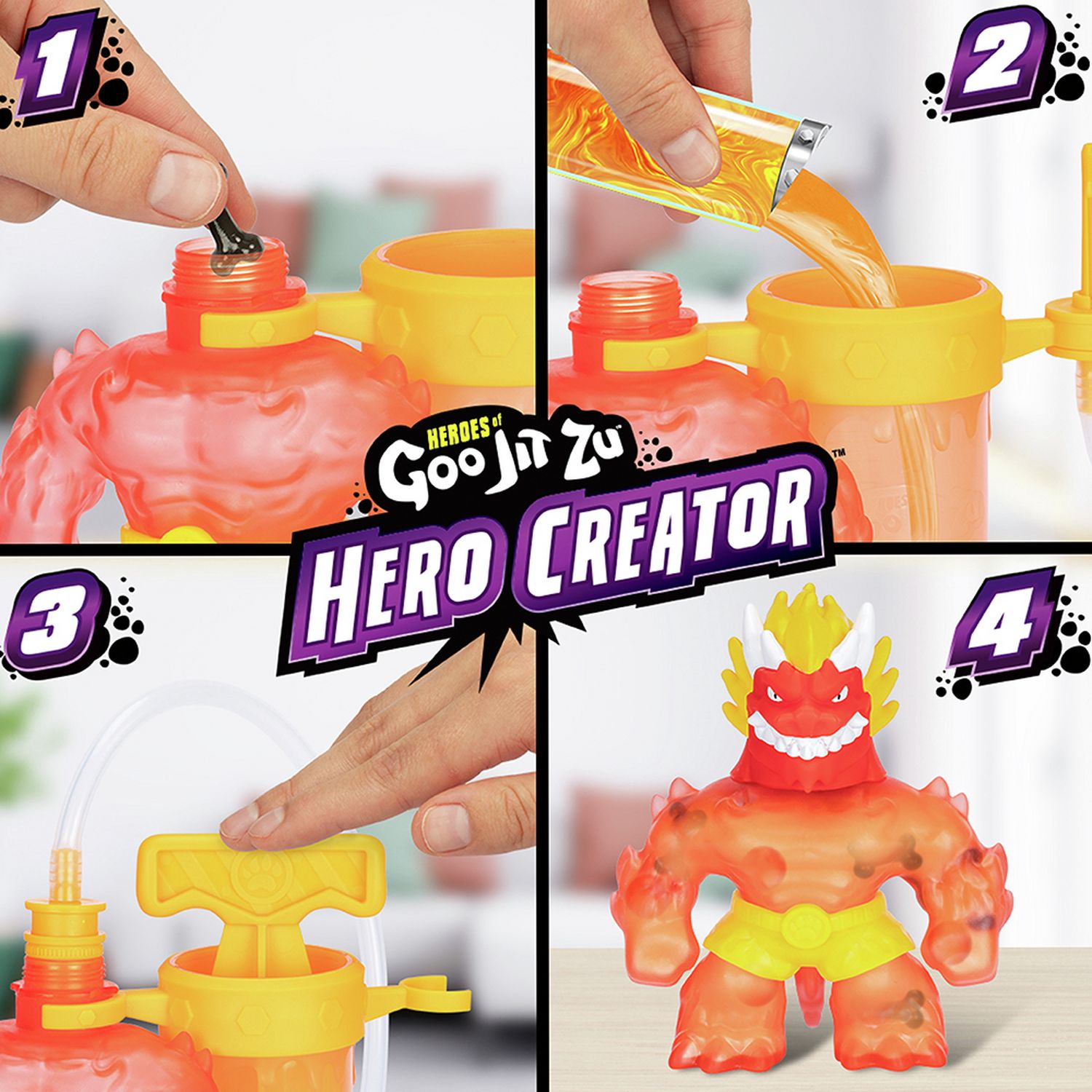 Goo Jit Zu Meteor Madness hero creator figure (British brand)