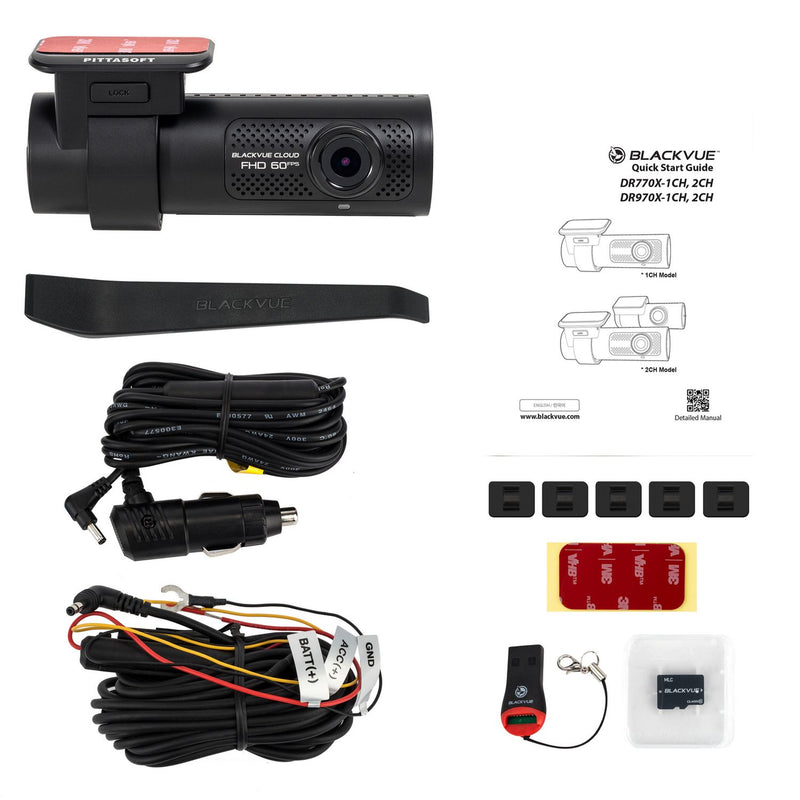 Blackvue DR770X-1CH dash camera, UK version