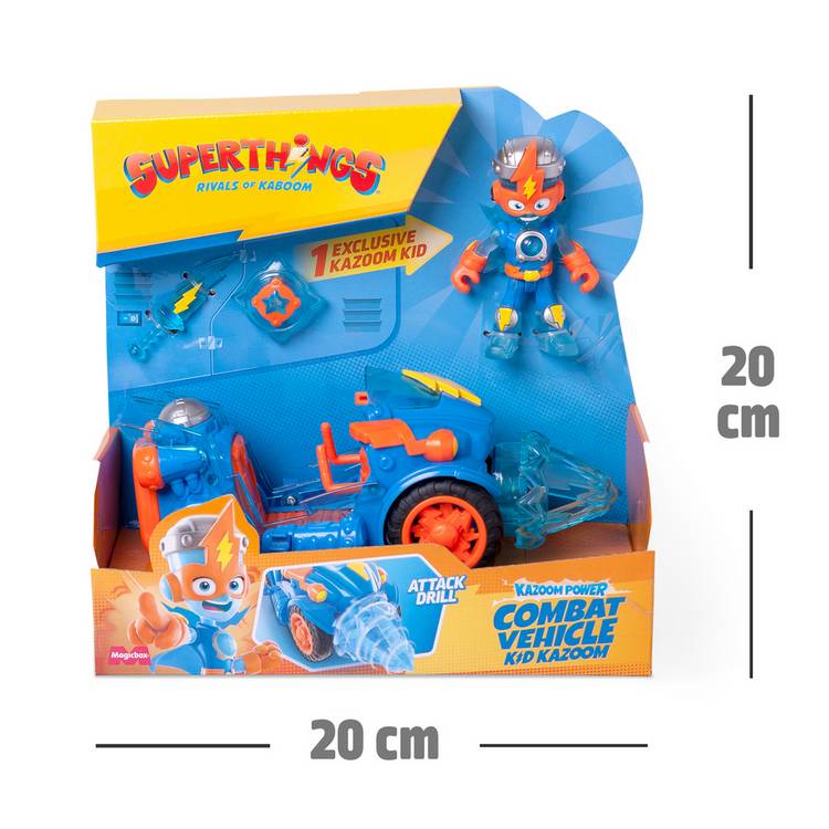 Superthings Kid's Kazoom Combat Vehicle, UK version