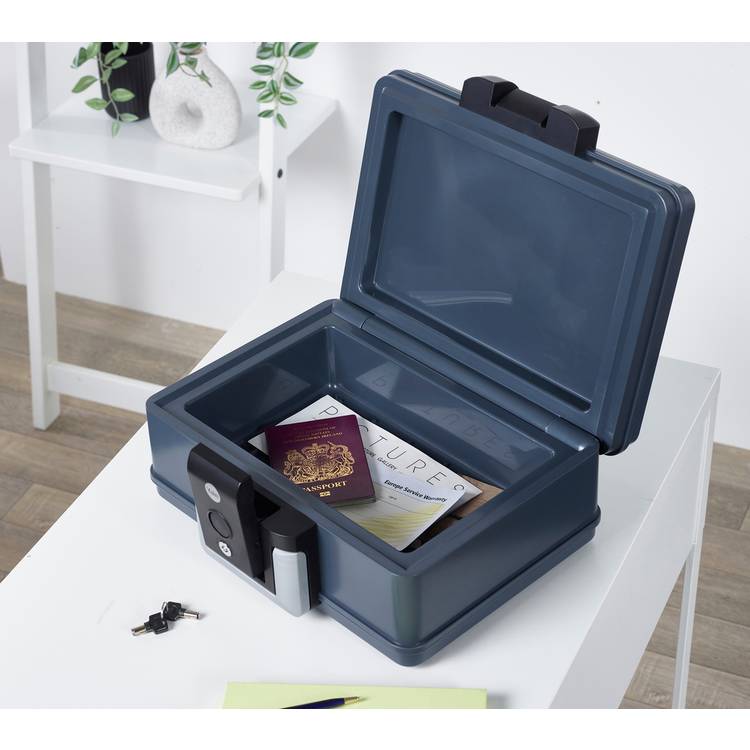 Yale small fire resistant chest, imported from the UK