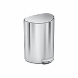 Simplehuman 6L semi-round bathroom pedal bin (British brand)
