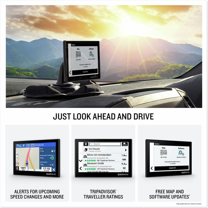 Garmin Drive 53 5-inch sat nav with UK and ROI maps (British brand)