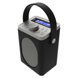 Majority Little Shelford portable DAB radio black grey, imported from the UK