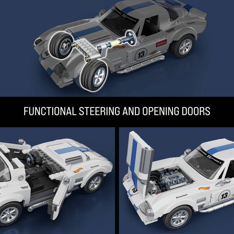 Mattel Corvette Grand Sport kit 918 pieces, UK version