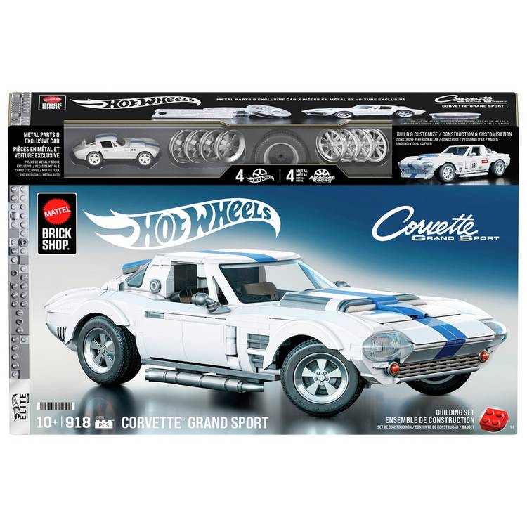Mattel Corvette Grand Sport kit 918 pieces, UK version