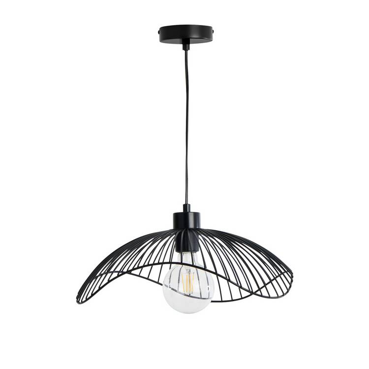 Argos Home black wire pendant light (British brand)
