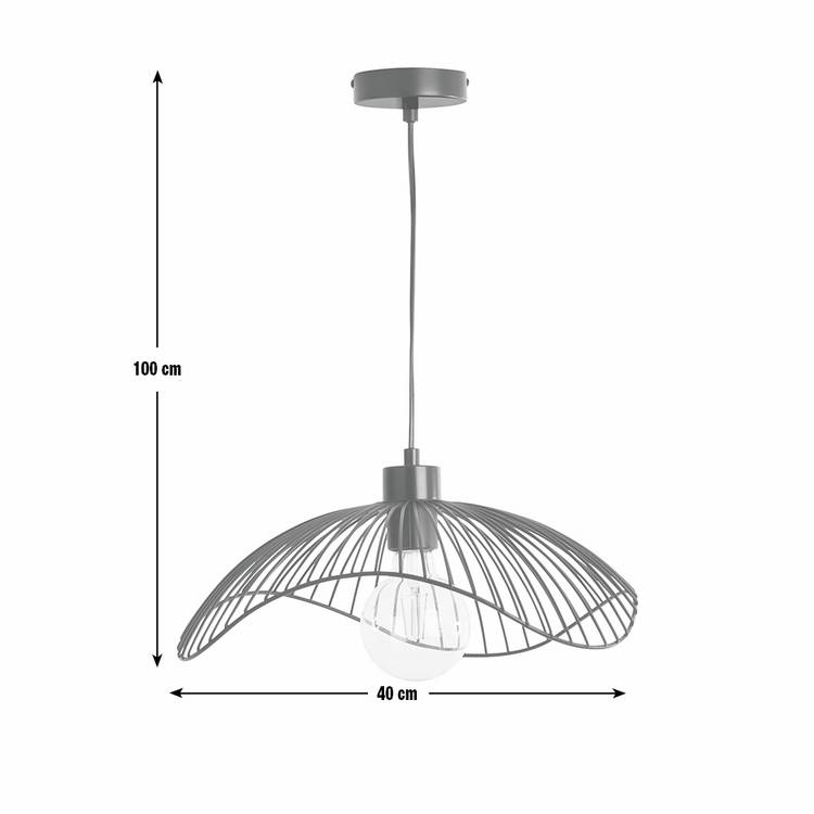Argos Home black wire pendant light (British brand)