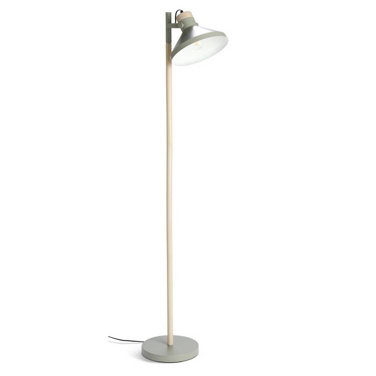 Argos Home Skandi adjustable head floor lamp in grey - British product
