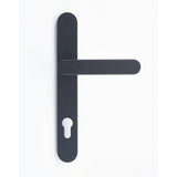 Yale smart lock backplate handle matte black, imported from the UK
