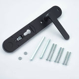 Yale smart lock backplate handle matte black, imported from the UK