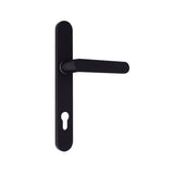 Yale smart lock backplate handle matte black, imported from the UK