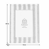 Habitat picture frame mustard printed yellow 4x6, imported from the UK