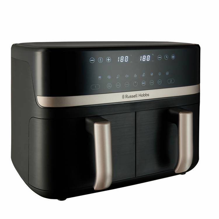Russell Hobbs Satisfry Dual air fryer 9L, imported from the UK
