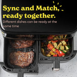 Russell Hobbs Satisfry Dual air fryer 9L, imported from the UK