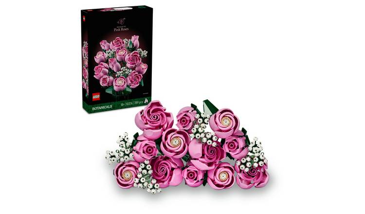 LEGO Botanicals Bouquet of Pink Roses building set 789 pieces (British brand)