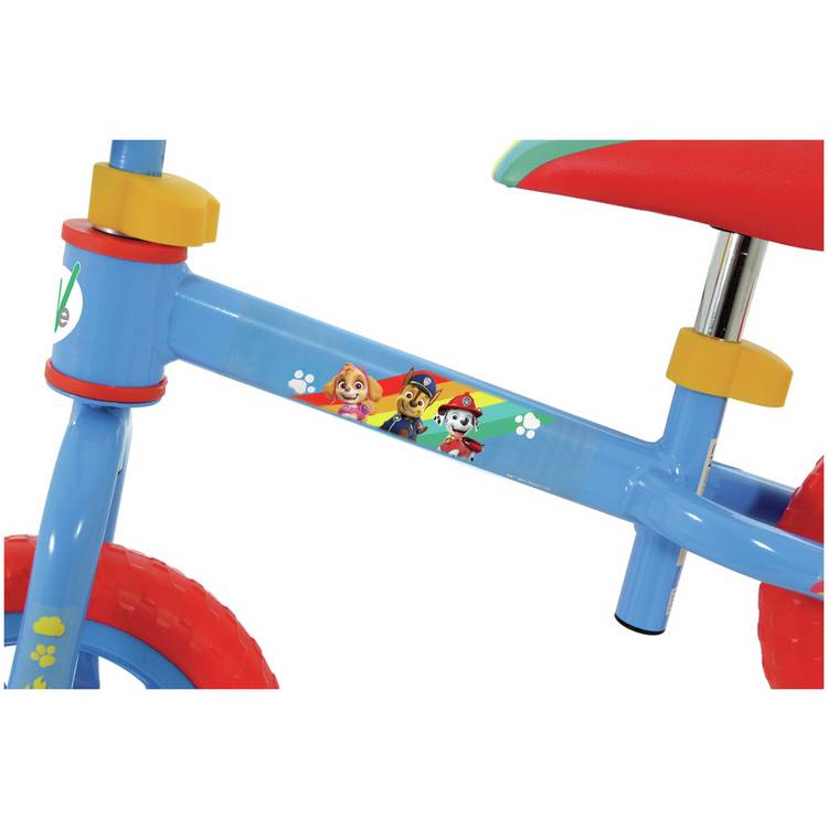 Paw Patrol 10 inch balance bike with adjustable seat, imported from the UK