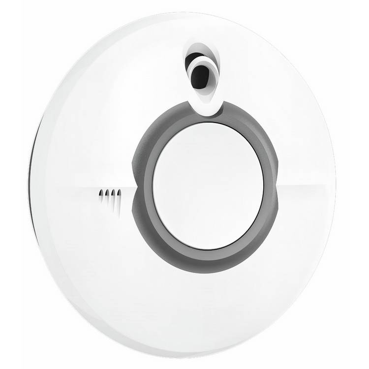 Yale smoke sensor with hush button 13.2cm, UK version