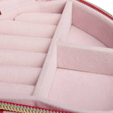 Argos Home heart shaped jewellery box with pink lining - British product