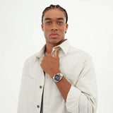 HUGO blue dial stainless steel watch 42mm (British brand)