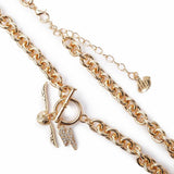Custard London gold Harry Potter necklace, imported from the UK
