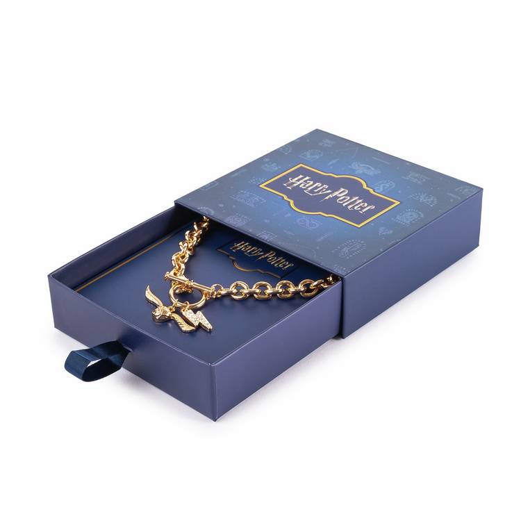Custard London gold Harry Potter necklace, imported from the UK